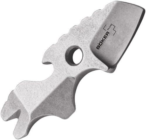 Boker Plus 02BO282 Toucan Neck Knife with 1 inch Straight Edge Blade, Silver