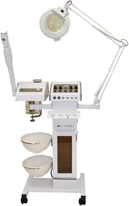 11 in 1 Multifunction Facial Machine with Herbal Facial Steamer & 5X Magnifying Lamp