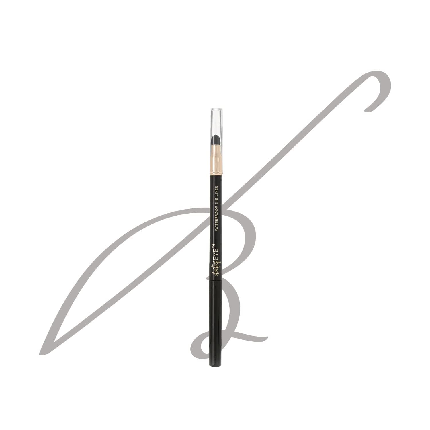 Belle Beauty by Kim Gravel ElectrifEYE Waterproof Eyeliner (Bombshell Black) - Eyeliner Pencil for Naturally Enhanced Eye Color