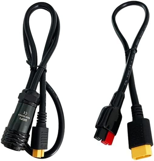 BLUETTI 12V/25A Aviation Plug for AC200P/AC200,12V/25A Aviation Plug to XT60(Output) with XT60 to Spe45(Ouput)
