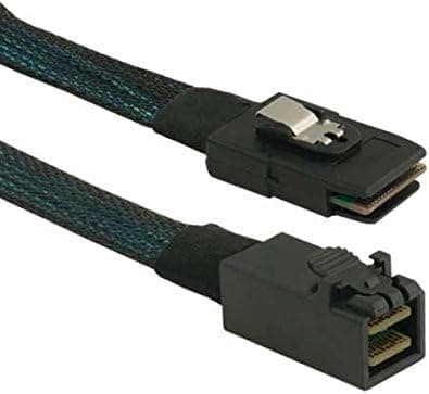 CNCT Internal Mini SAS HD Cable, Mini SAS SFF-8643 to Mini SAS 36Pin SFF-8087 Cable, Mini SAS 36Pin to SFF-8643 Cable, in 1M / 3.3FT
