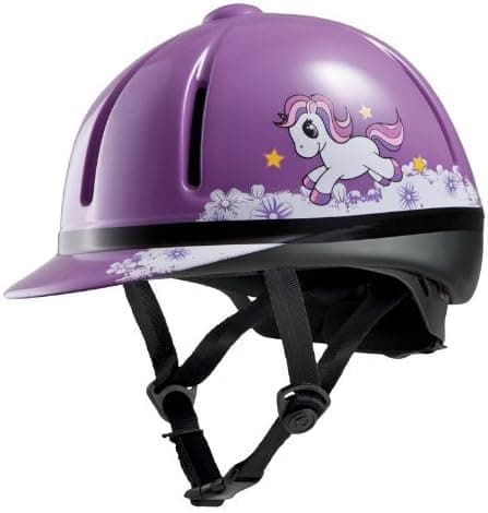 Troxel Legacy Unicorn Helmet, Purple, Small