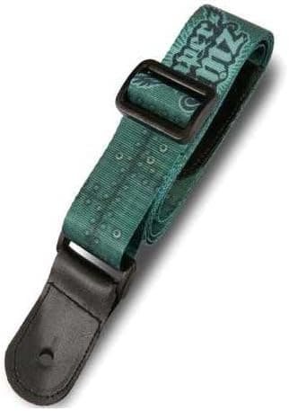 Paper Jamz Instant Rock Star Series 1 Guitar Strap Green Metal Plating Style 3