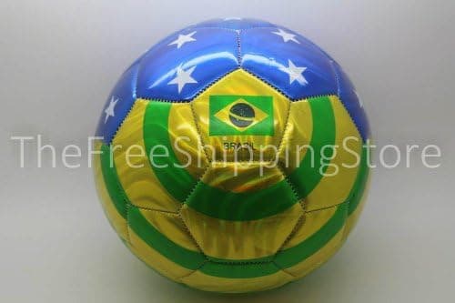New Official Size 5 and BRASIL Soccer Ball