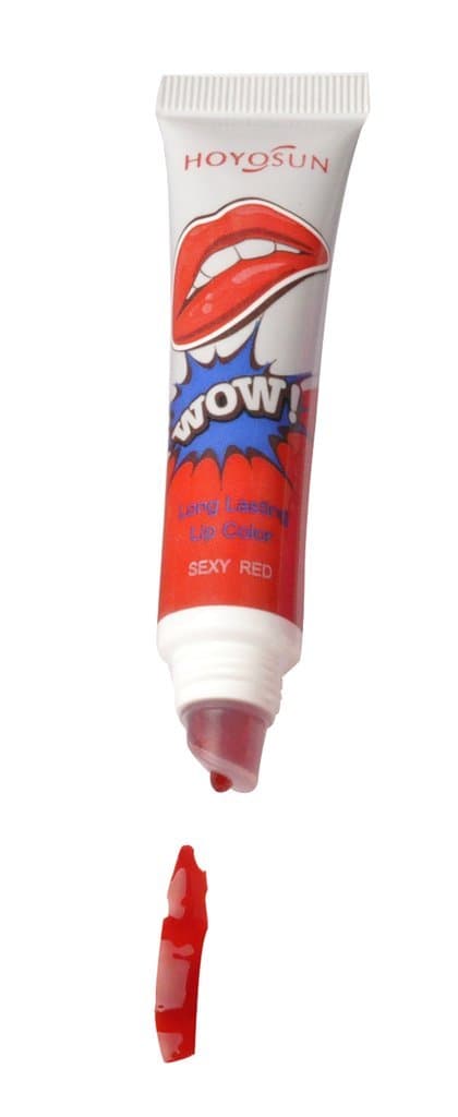 Remeehi Waterproof Women Easy Peel-off Lip Gloss Lipstick Liquid Tint Long Lasting Lip Tattoo #4 Sexy Red