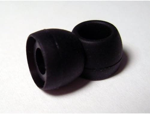 5 Pair Small Black Replacement Silicone Ear Tips Earbuds Covers for ifrogz Earpollution Plugz mic and no mic Versions