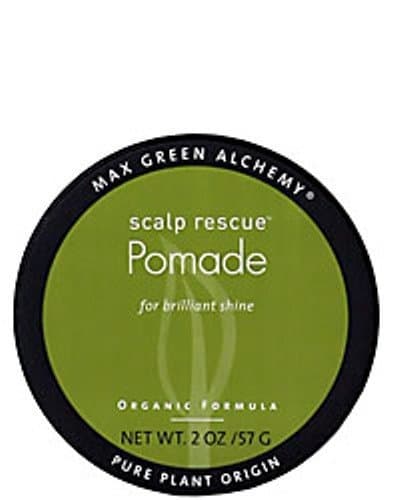 MGA Vegan Hair Pomade - Scalp Rescue Organic Formula for Nourishing Hair | Unisex Hair Product Provides Essential Oils, Brilliant Shine, Deep Hair Conditioning & Prevents Split Ends | Color Safe 2 OZ