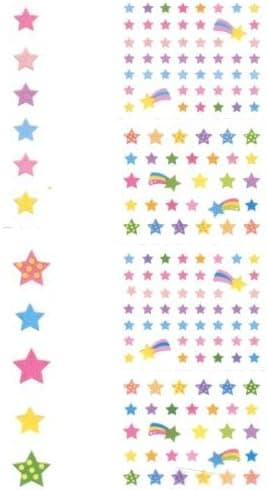 San-X Japan Petite Transparent Star Stickers Made in Japan (4 Sheets)