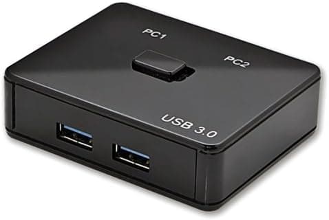 Syba USB 3.0 2-Port Sharing Switch to Share with Two Computers (SY-SWI20119)