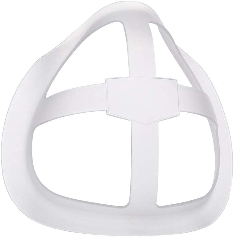 3D Mask Bracket Internal Support Frame, Silicone Face Mask Reusable Inner Support Frame Accessories for Face Mask Washable Breathing Insert Cage Makeup Lipstick Protector Saver (5, White)