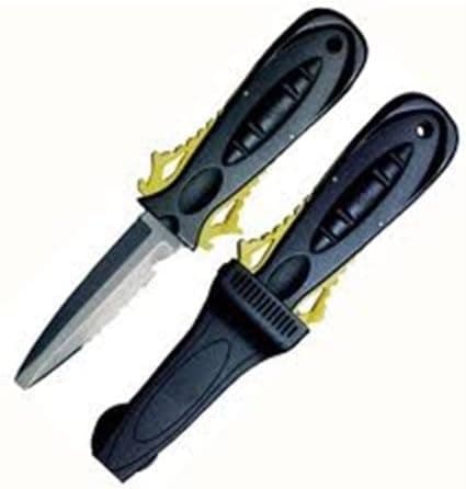 Aqualung Squeeze Lock Stainless Steel Knife - Blunt Tip