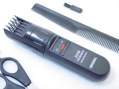 Facial Hair Trimmer KIT - 5 Piece Set Scissors Beard and Mustache Trimmer