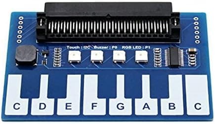 MakerFocus DIY Soldering Practice Electronic Music Kit Soldering Circuit Board Kit with Battery Box 16 Sound Module for Teaching and Learning (Blue and White)