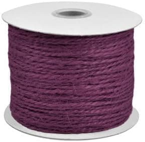 1.5mm Plum Jute Twine - 100 Yards