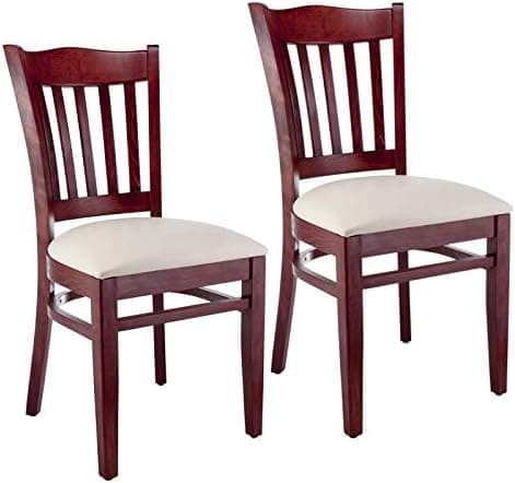Beechwood Mountain Hybrid Dining Side Chair in Cream (Set of 2)
