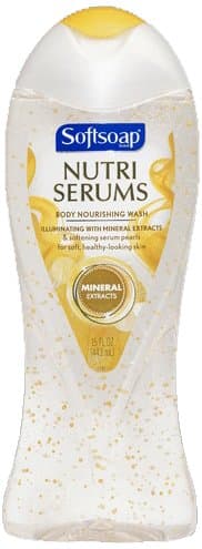 Softsoap Bodywash Nutri Serums Illuminating Mineral Extracts, 15-Ounce Bottles (Pack of 6)