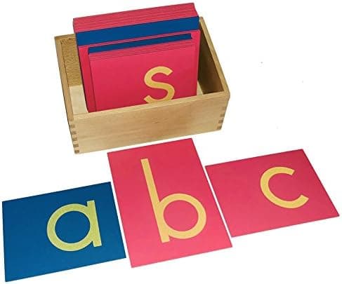 Kid Advance Montessori Lower Case Sandpaper Letters w/Box