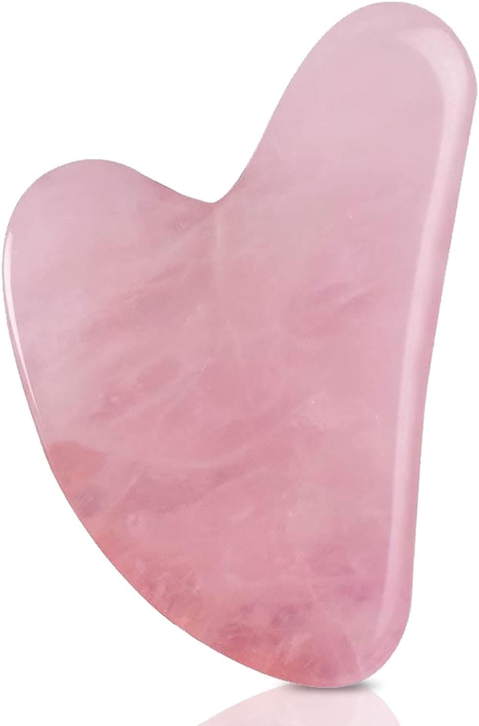 TOPMIN Gua Sha Stone, Gifted Box Package, Natural Rose Quartz Gua Sha Massage Tool