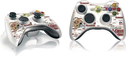 Skinit San Francisco 49ers Microsoft Xbox 360 Wireless Controller Blast Skin (1 controller skin)