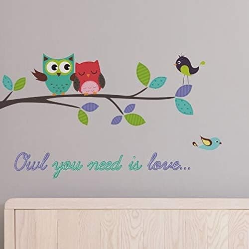 Crearreda CR-58110 Owl You Need is Love Decal