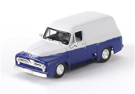 Athearn - HO RTR 1955 Ford F-100 Panel Truck, White/Blue