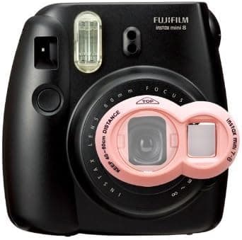 CLOVER Close-Up Lens for Fujifilm Instax Mini 7S Mini 8 Cameras Self-Portrait Mirror - Pink