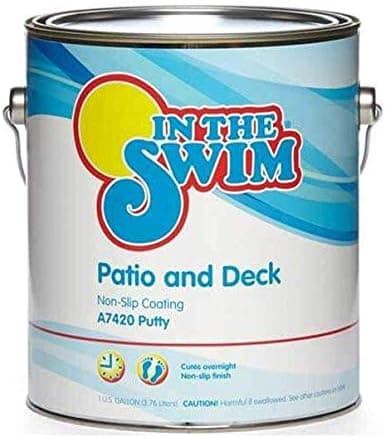 In The Swim Patio and Deck Paint Buff Tan - 1 Gallon