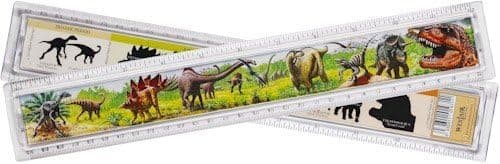 Dinosaur Timeline Plastic Ruler - 30cm