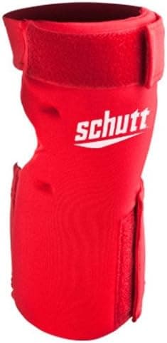 Schutt Sports EZ Slider Right Knee Pad, Scarlet, Large/Long