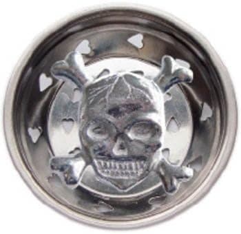 Skull W/ Crossbones Kitchen Sink Strainer Drain Decor