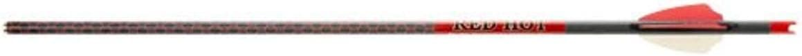 6-pk. Red Hot High Velocity Carbon Arrows