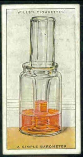 A Simple Barometer 1936 Wills Cigarettes Household Hints #1 (VG)