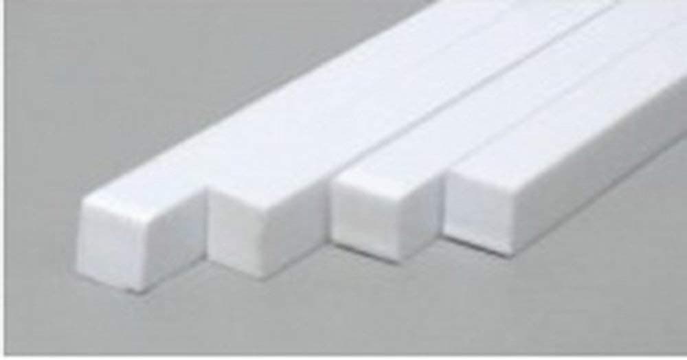 Evergreen 500353 Square Profile 600 x 1.5 x 1.5 mm Pack of 15