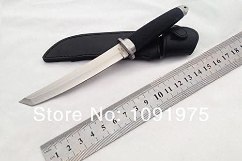 COLD STEEL Small SAN MAi Samurai Hunting Fixed Knives,440A Blade Rubber Handle Survival Knife.