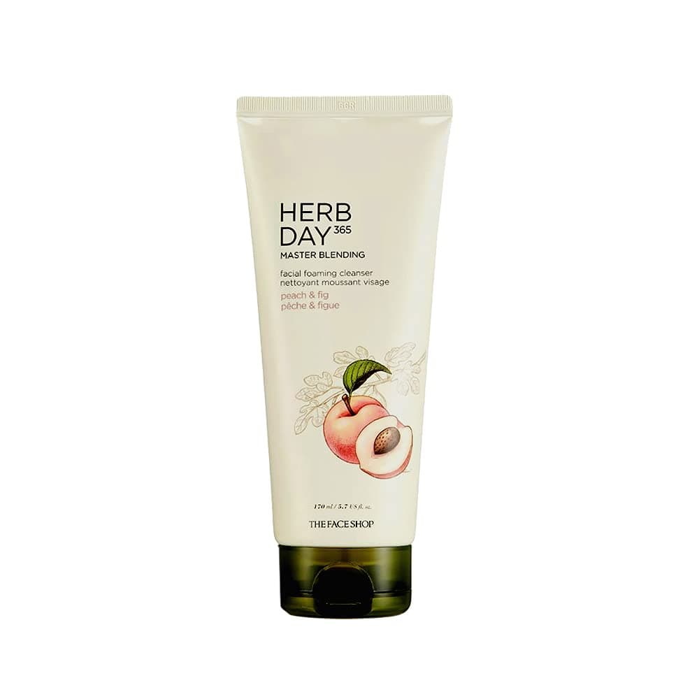 [Thefaceshop] Herb Day Cleansing Foam(Peach) 170 Milliliter/Made in Korea