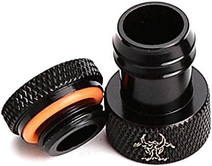 Enzotech Sealing Plug for 1/2" ID Tubing, Black