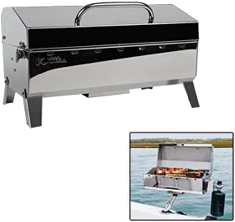 Kuuma 58130 Stow N Go 160 Marine Gas Grill 13000BTU Mountable W/Regulator Marine RV Boating Accessories