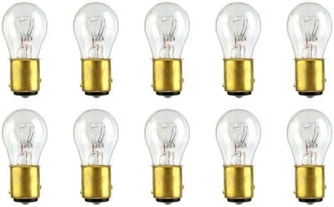 CEC Industries #1154 Bulbs, 6.3/7 V, 16.57/5.25 W, BAY15d Base, S-8 shape (Box of 10)