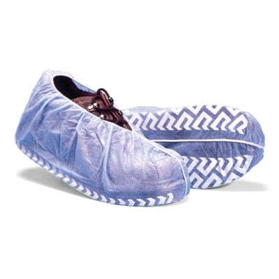 Skid Free Shoe Covers, Blue, 300 Each/Case