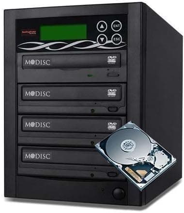 BestDuplicator Pro Hd Series - 3 Target External Disc DVD/cd Duplicator with 500GB Hard Disk Drive,Built-in 24X BD Certified Burners