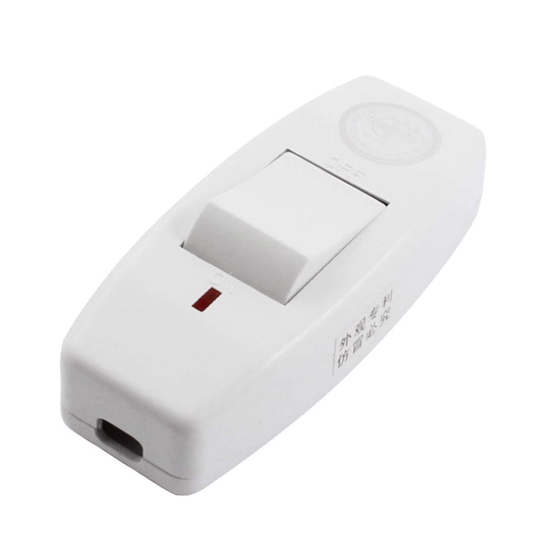 New Lon0167 Bedroom ON/OFF Featured Button In Line reliable efficacy Cord Lamp Bulb Light Switch AC 250V 6A(id:626 0d 54 6bb)