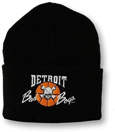 Detroit Bad Boys Cuffed Knit Hat