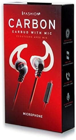 carbon earbuds with mic