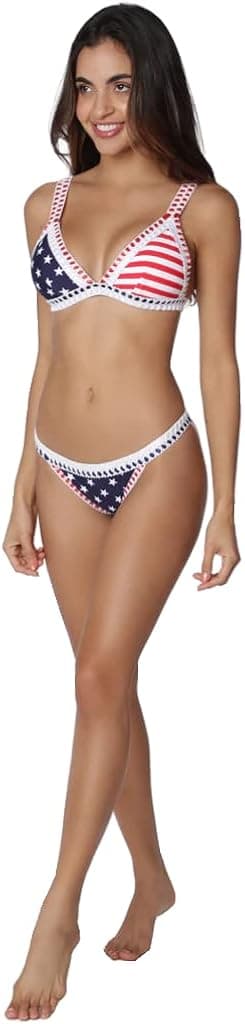 INGEAR Triangle Swimsuit Fashion Bikini Set Beachwear Crochet Bathing Suits