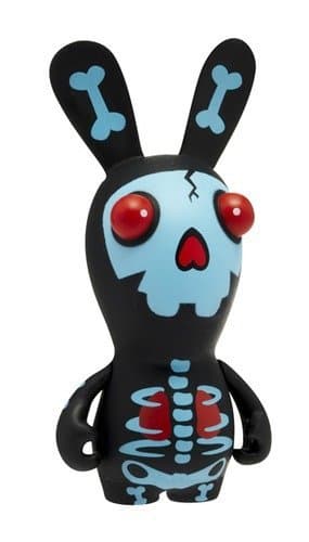 Black Skeleton Figure - Travel in Time - 3.5 Inch