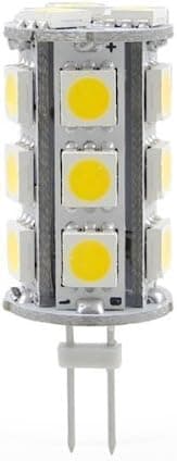 Reelco G4 Bi-pin Base LED Light Bulb 4W AC DC 12V Warm White 2700k-3000k Landscape Lighting,Equivalent 30w T3 Halogen Bulb Non-dimmable(4-Pack