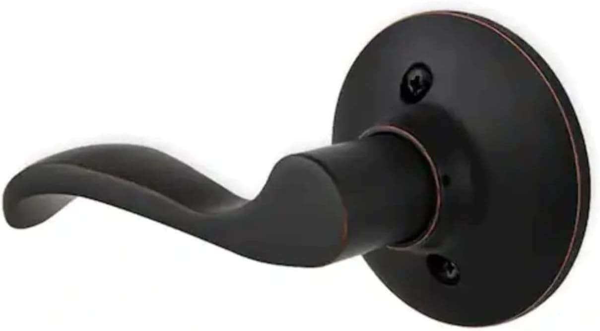 Defiant LYEX704B-L Naples Aged Bronze Left-Hand Dummy Door Lever
