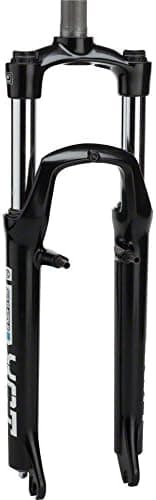SR Suntour XCT-DS Suspension Fork 26", 1 1/8", threadless steerer, V- brake, 100mm travel: Black