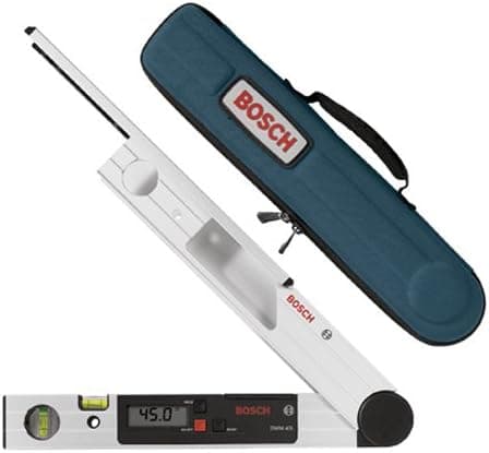 Bosch DWM40LK Miter Finder Digital Protractor/Angle Kit with Extension Leg and Case