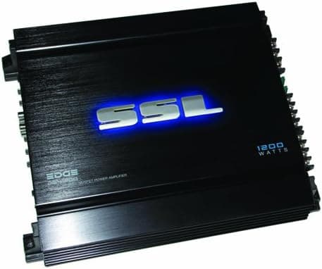Sound Storm Laboratories EDGE Series DG41200 1,200-Watt 4-Channel MOSFET Power Amplifier with Remote Subwoofer Level Control
